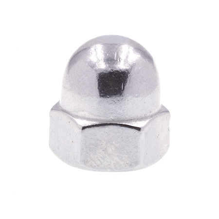 Prime-Line Cap Nut, M8-1.25, Stainless Steel, Plain, 10 PK 9077651